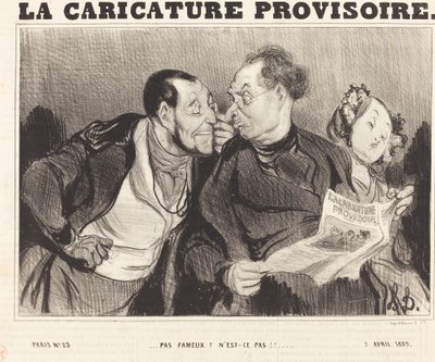 有名ではない？ そうではありませんか！！... 作： Honoré Daumier