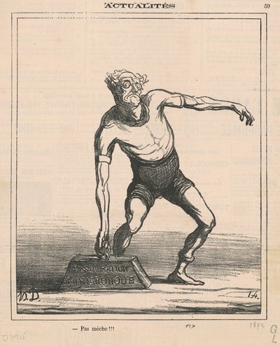 芯なし!!! 作： Honoré Daumier