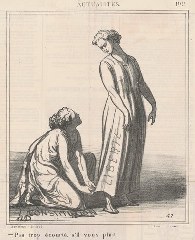 短すぎないでください。 作： Honoré Daumier