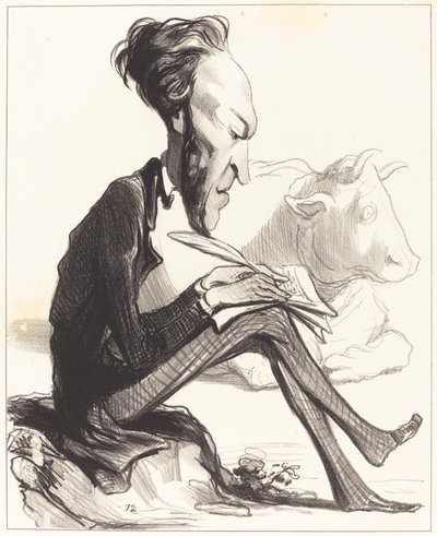 オーギュスト・ドゥムメイ博士 作： Honoré Daumier