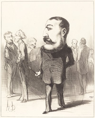 ピエール・ナポレオン・ボナパルト 作： Honoré Daumier