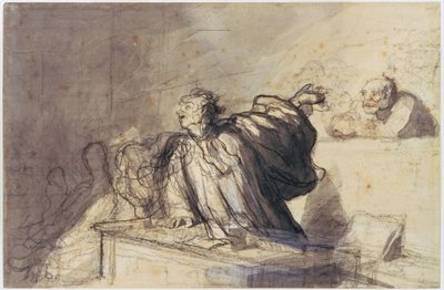 防衛のための嘆願 作： Honoré Daumier