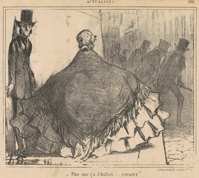 あのボールよりも… すみません！ ... 作： Honoré Daumier