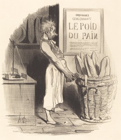今のところ...私たちは...困っています 作： Honoré Daumier