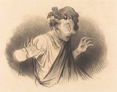 これらの蛇は誰のために... 作： Honoré Daumier