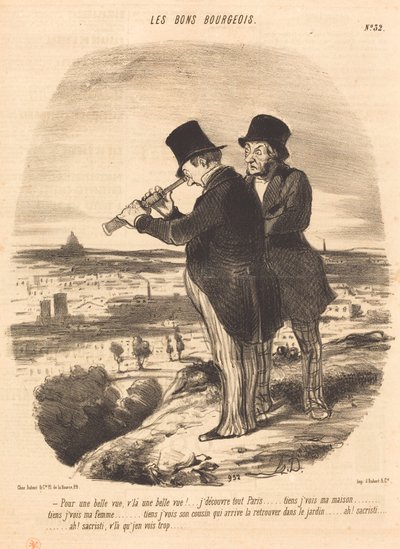 綺麗な景色といえば、ここは綺麗な景色！... 作： Honoré Daumier