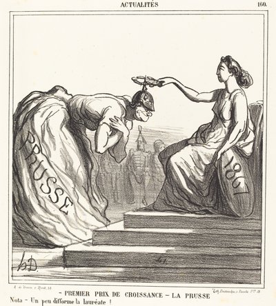 成長の最優秀賞 - プロイセン 作： Honoré Daumier