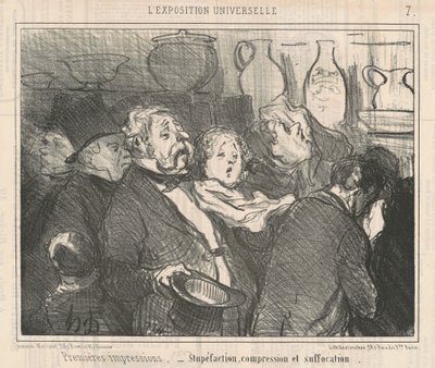 第一印象・・・驚き・・・ 作： Honoré Daumier