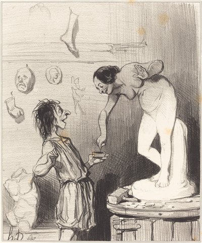 ピグマリオン 作： Honoré Daumier