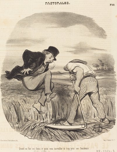 干し草を作るとき... 作： Honoré Daumier