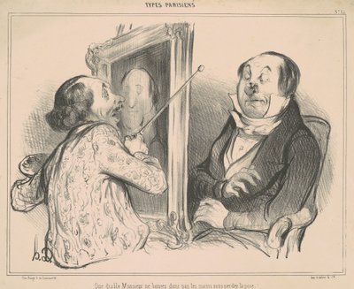 魔王様が動かないなんて… 作： Honoré Daumier