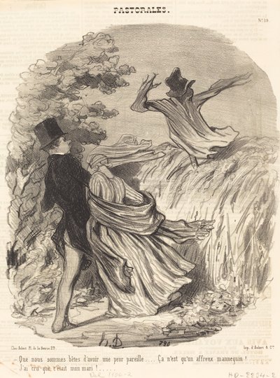 そんな恐怖を抱く私たちは、なんて愚かなのだろう… 作： Honoré Daumier