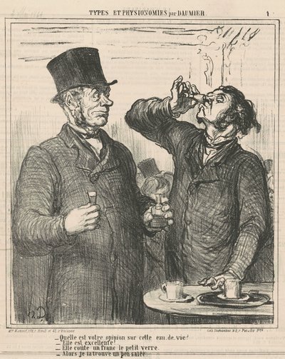 あなたの意見は何ですか... 作： Honoré Daumier