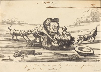 狩りとは言え… 作： Honoré Daumier
