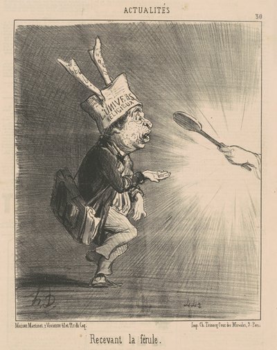 フェルールの受け取り 作： Honoré Daumier