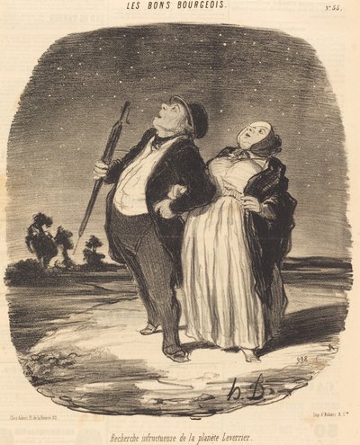 惑星レヴェリエの探索失敗 作： Honoré Daumier