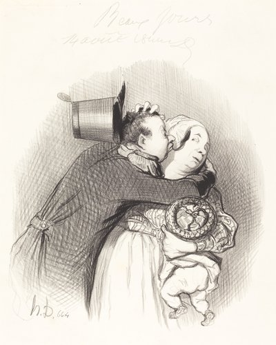 カントリーミーティング 作： Honoré Daumier