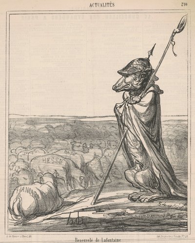更新された噴水 作： Honoré Daumier