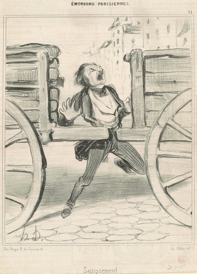 発作 作： Honoré Daumier