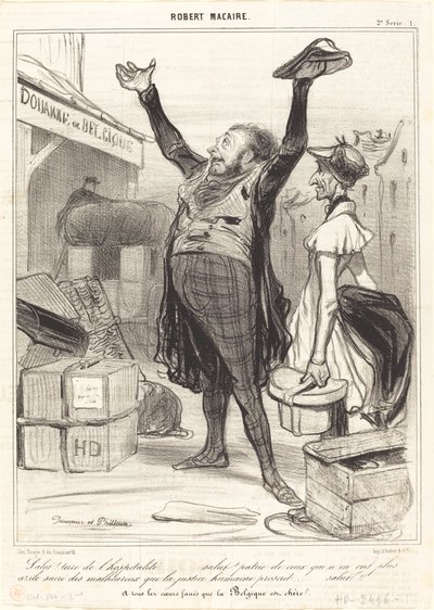 やあ！ おもてなしの国… 作： Honoré Daumier