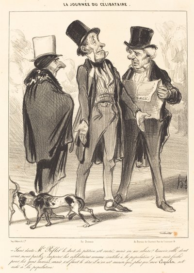 間違いなくRiflot氏が正しい... 作： Honoré Daumier