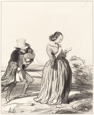 Saperlotte!... 私がしたいこと... 妻が終わったこと... 作： Honoré Daumier