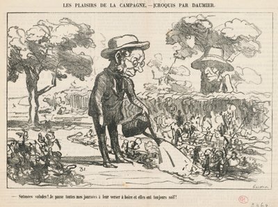 くそサラダ… 作： Honoré Daumier