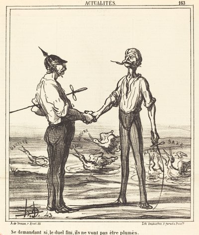 デュエルオーバー 羽ばたかないかな 作： Honoré Daumier