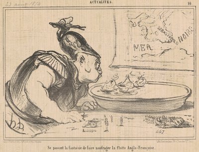 破壊の幻想を受け継ぐ... 作： Honoré Daumier