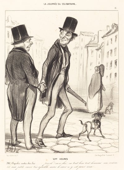 7時間 作： Honoré Daumier