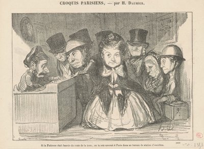 忍耐が残りから追放された場合... 作： Honoré Daumier
