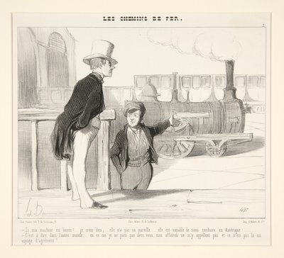 私のマシンが良ければ？ 作： Honoré Daumier