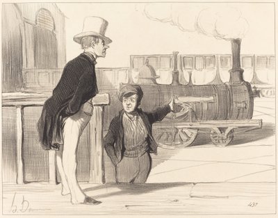 私のマシンが良ければ？ そう思います... 作： Honoré Daumier