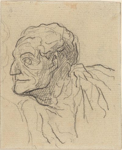 男の研究 作： Honoré Daumier