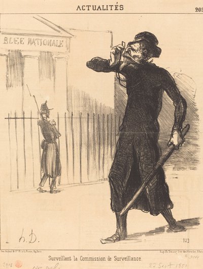 監査役会の監督 作： Honoré Daumier