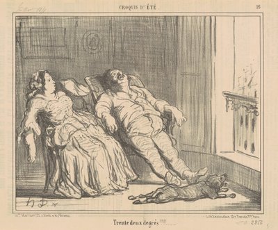 2度試してください!!! 作： Honoré Daumier