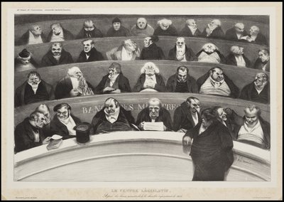 立法腹、1834 作： Honoré Daumier