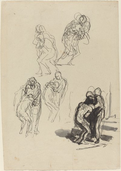 放蕩息子 作： Honoré Daumier