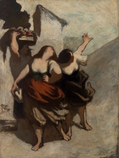 リバルド (Les Ribaudes) 作： Honoré Daumier