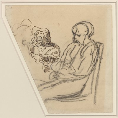 スモーカー 作： Honoré Daumier