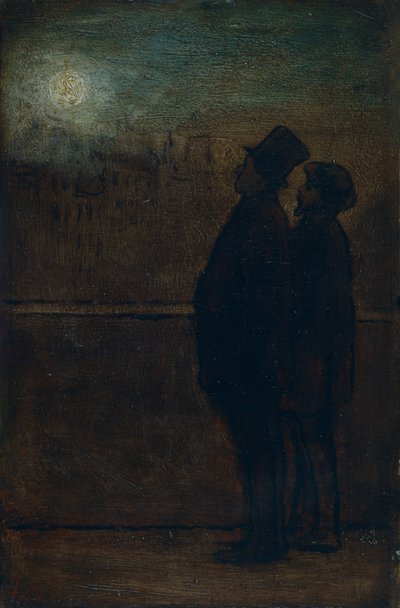 「ナイトウォーカー」、1828～1879年 作： Honoré Daumier