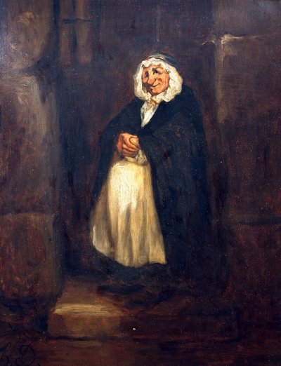 老舗のドアマン 作： Honoré Daumier