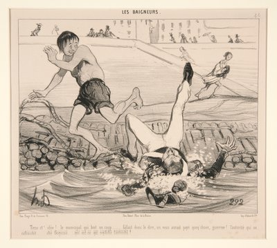 ここにあります 作： Honoré Daumier