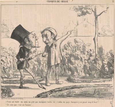 気にしないで、ここに小さなものがあります... 作： Honoré Daumier