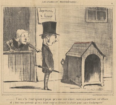 男の子の宿はあなただけ… 作： Honoré Daumier
