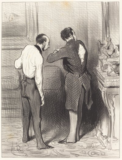 あなたのドレスは私に似合っています、私はそれを借ります... 作： Honoré Daumier