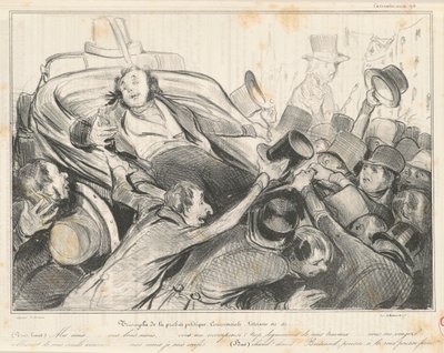 商業政策の正当性の勝利 作： Honoré Daumier