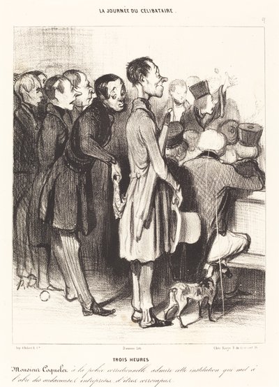 三時間 作： Honoré Daumier