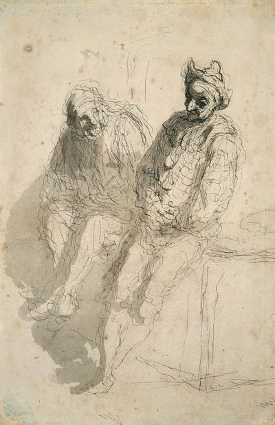 2つのアクロバット2つのアクロバット 作： Honoré Daumier