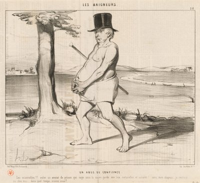 信頼の侵害 作： Honoré Daumier